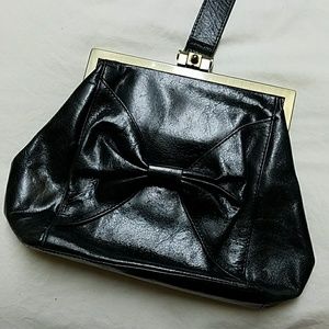 Black Small Bow Purse